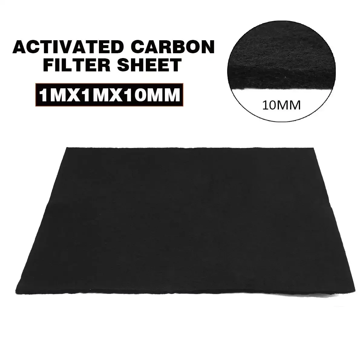 Universal 1 PCS 1Mx1M Purifier Filter Fabric Activated Carbon Foam Sponge Filter Sheet Pad