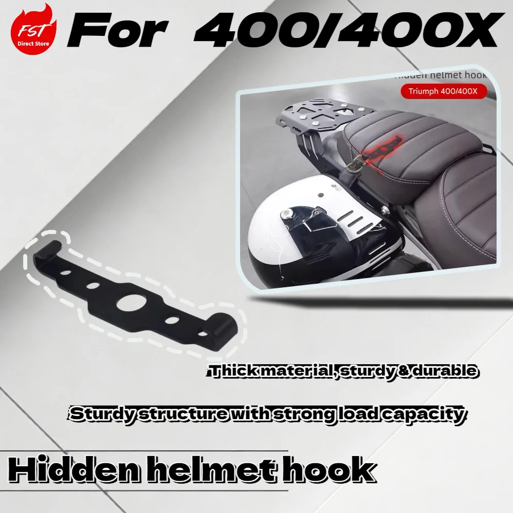 

For 400/ 400X Hidden Helmet Hook Dedicated Fit Durable Modified Accessories