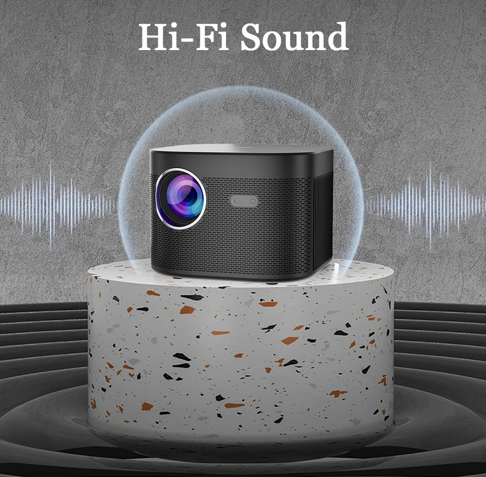 Salange F18 프로젝터 Android11 ​​4K 풀 HD 1080P Wifi 500ANSI 전자 초점 BT5.0 홈 시네마 야외 스마트 영화 프로젝터