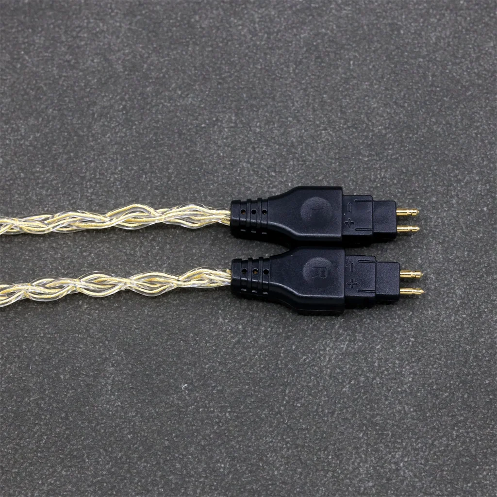 الفضة النقية سماعة كابل ل سنهيسر ، 8 كور ، 99% ، 7n ، 24K مطلية بالذهب ، HD580 ، HD600 ، HD650 ، HDxxx ، HD660S ، HD58x ، HD6xx ، LN008411