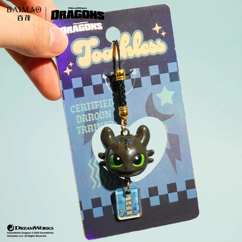 Tandeloze jongen sleutelhanger Cartoon Kawaii Dragon Taming Master Tandeloze jongen watergeluid bel sleutelhanger telefoon ketting tas hanger