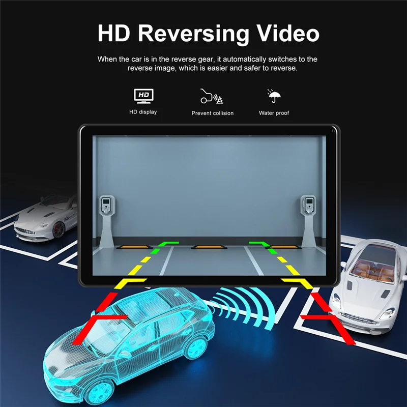 شاشة Carplay اللاسلكية العملية 8 بوصة راديو سيارة محمول مع ستيريو سيارة أندرويد مع كاميرا احتياطية