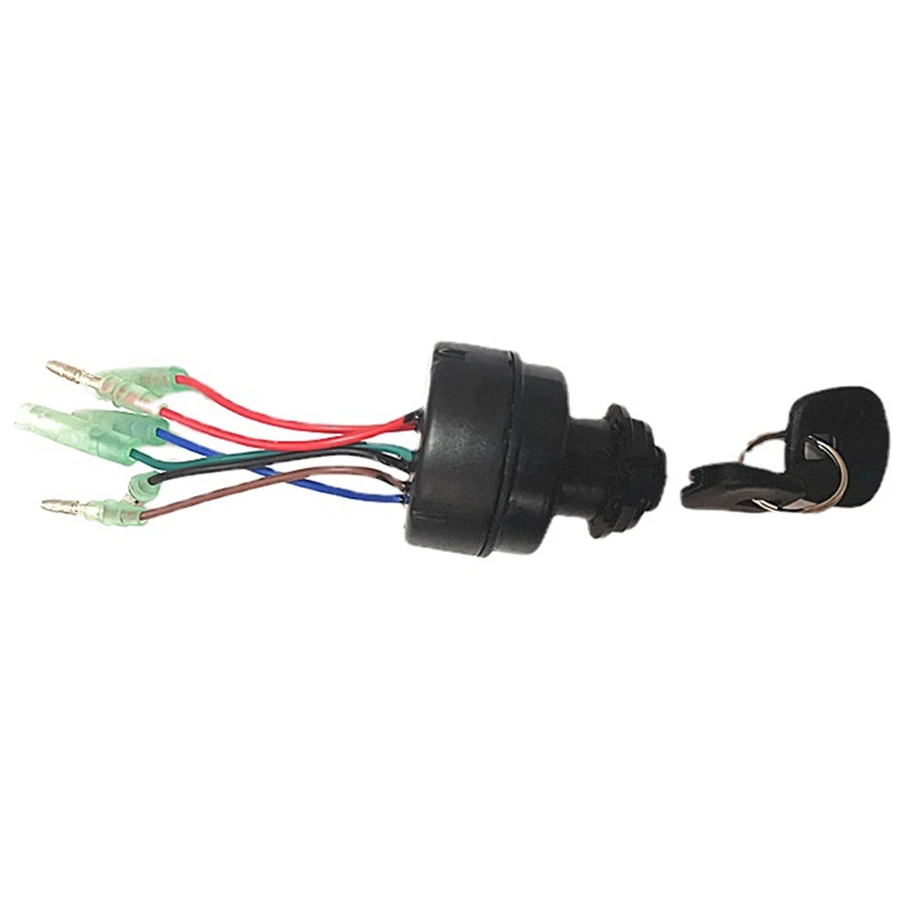 

​New Outboard Remote Control Box Ignition Key Switch 353-76020-3 With 2 Keys