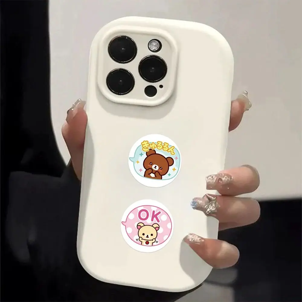 500 Stück Kawaii Cartoon Rilakkuma Anime Aufkleber DIY Handy Gepäck Scrapbook Kinder Geburtstagsgeschenke Spielzeug Niedliche Aufkleber Sticker – Detail 10
