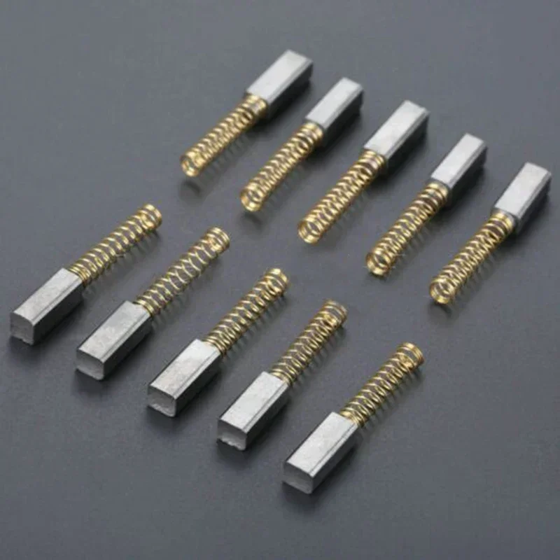 50Pcs Home Sewing Machine Graphite & Copper Wire Carbon Motor Brush Pack Parts Machine Parts  Attachments Accessories