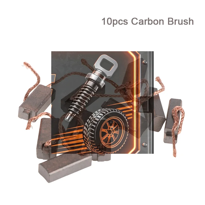 10pcs 5*7*19mm High Quality Copper Electric Generator Carbon Brushes Car Alternator Power Tools Car Regulator Low Copper