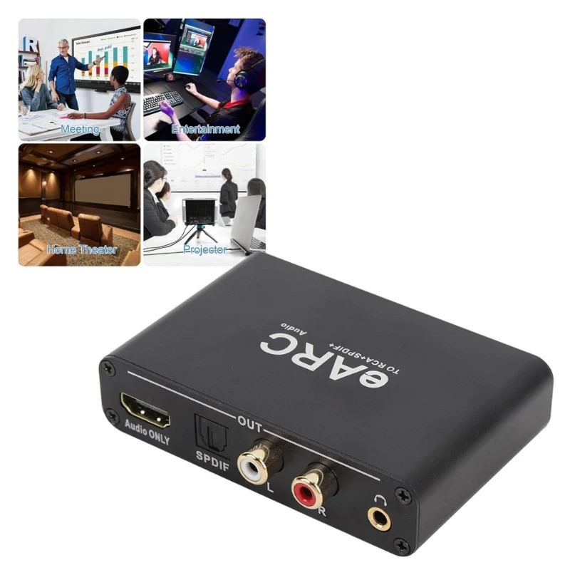 

R1WD Несколько выходных звуковых экстракторов передает сигналы EARC в усилители или наушники в качество Hifi