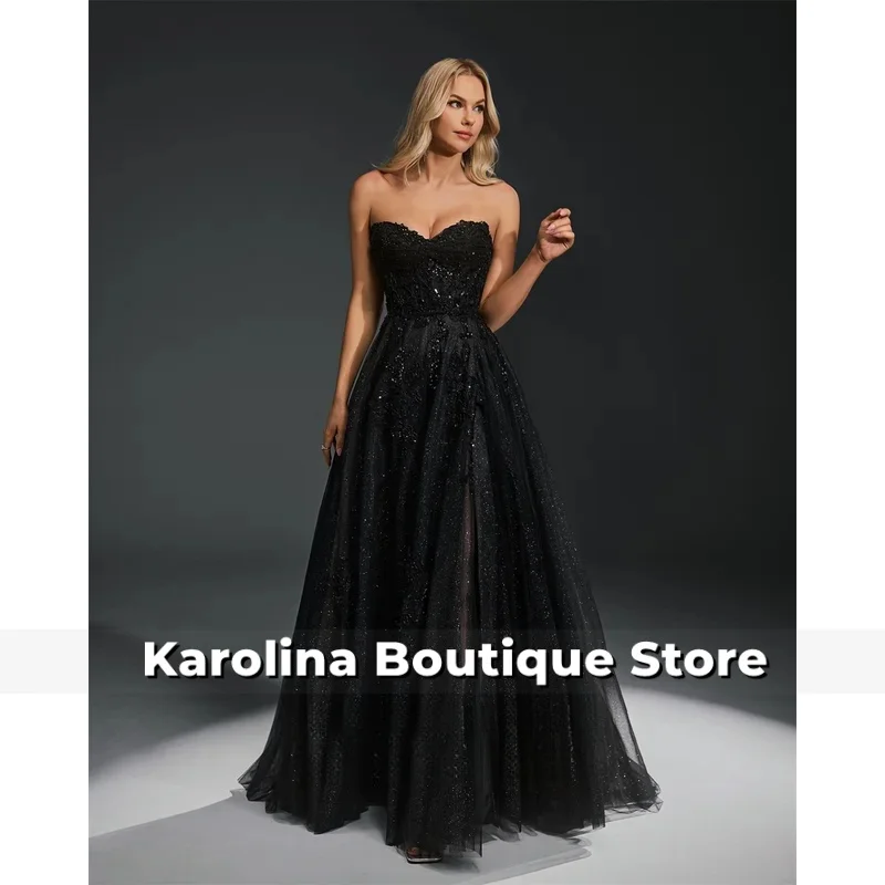 Customized Flower Sparkle Ball Dress Luxury Women's Evening Dress Sleeveless Elegant Party Dress Women's Special Occasion