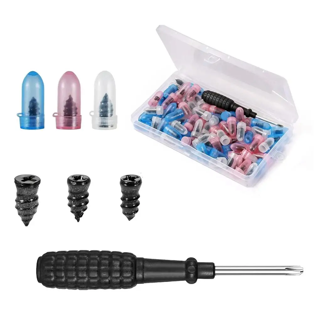 AliExpress NONE Tire Repair Kit Three Sizes Mushroom Head Tire Plug Screws For Car Motorcycle Bike Tubeless Tires, Puncture Repair Tool