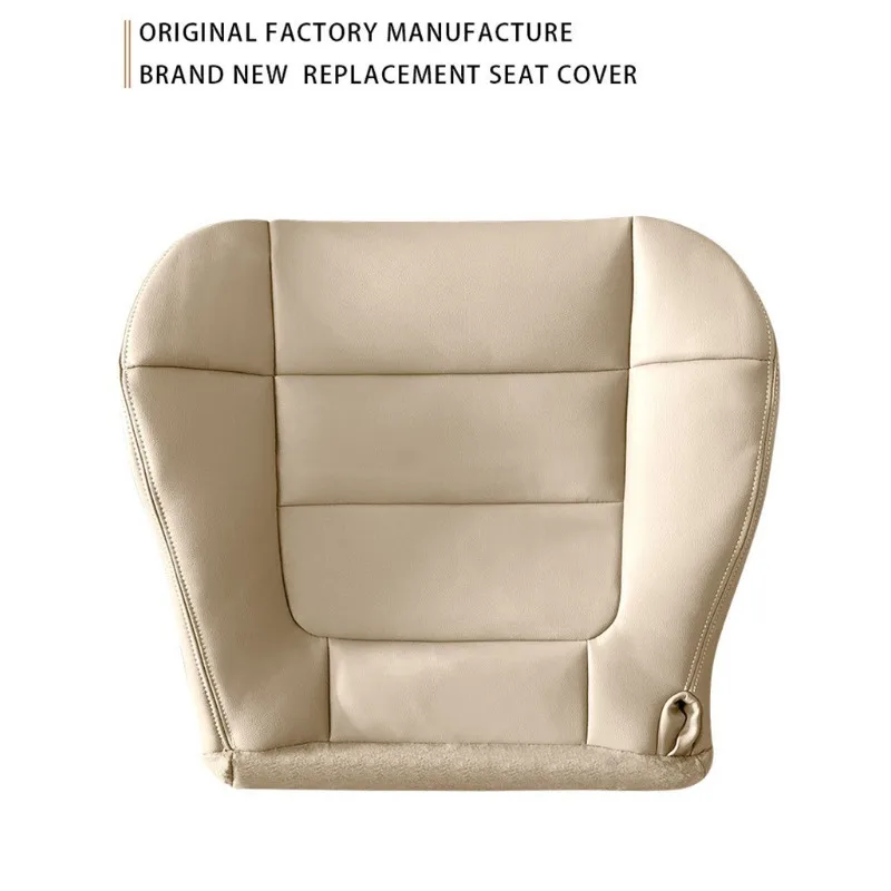 1 قطعة غطاء مقعد جلدي سفلي من جانب السائق بيج لسيارة Ford F-150 2001-2003 جانب السائق ، ملحقات السيارة الداخلية #3