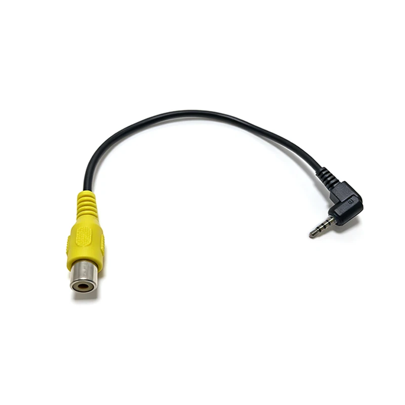 AV In Video Cable Adapter 2.5mm AV Jack Male Plug To RCA Female Adapter Cable for GPS and Rear Camera Converter Cable