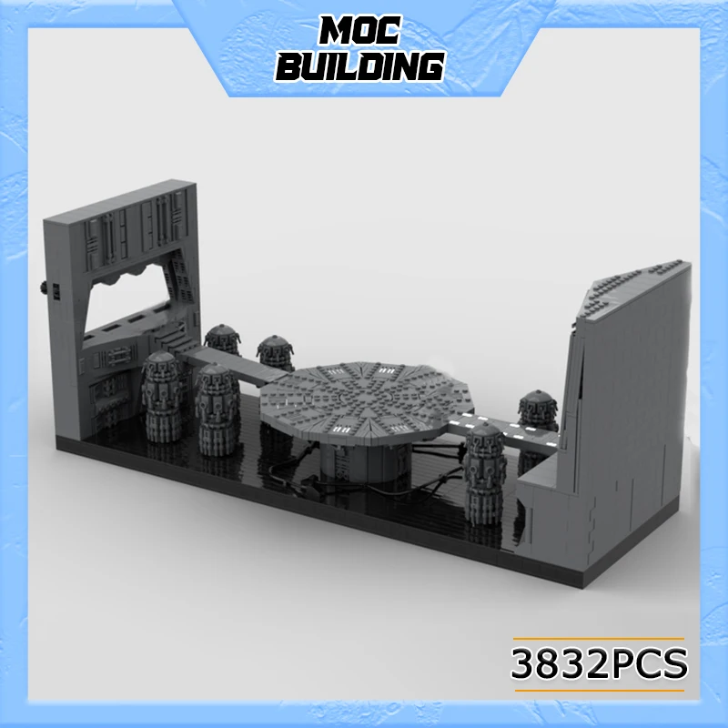 

MOC Building Block Collector Wars Scene Of Film Duel Castle Model Technology Bricks DIY Assembled Toys Holiday Gifts