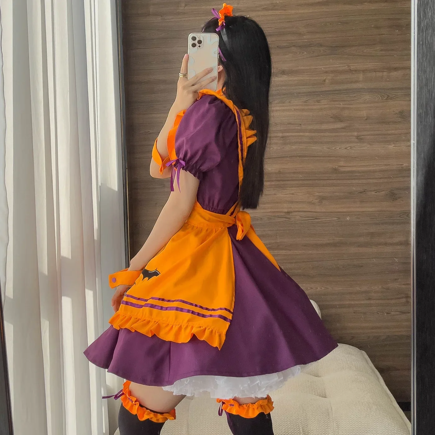 New sexy style Halloween maid cosplay maid restaurant maid anime costume embroidered halloween costume cosplay anime  sexy skirt