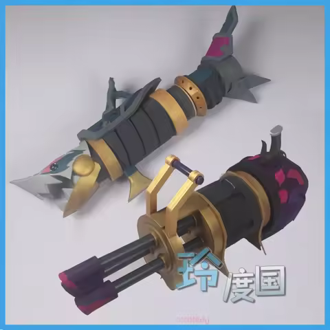 Jinx LOL Arcane Cosplay Rocket Props Role Play Jinx Launcher Halloween Christmas Carnival Party Custom Hand Made Props