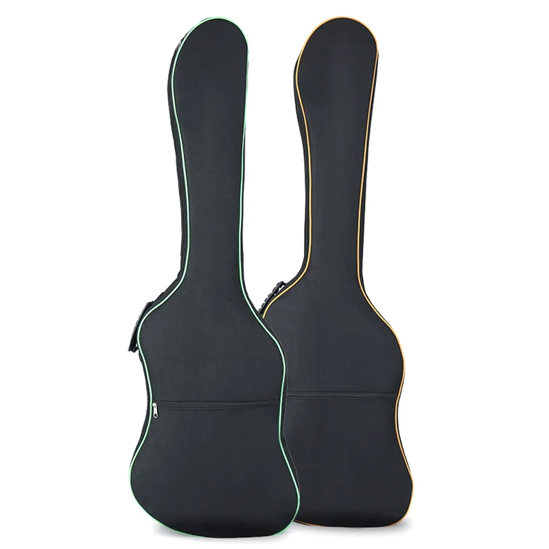 Borsa per basso elettrico Muti-size 600D Zaino a doppia spalla imbottito in cotone spesso 5 mm Borse per basso per chitarra morbida e impermeabile