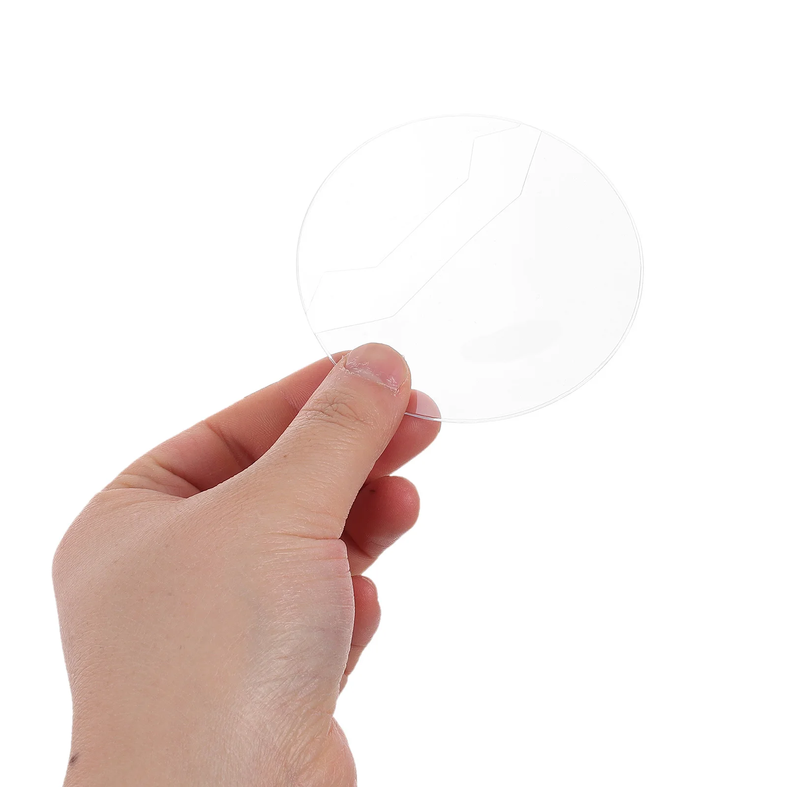 60Pcs Badge Protective Sleeves Clear Thick Durable Shockproof Design Easy Installation Full Coverage Badge Holder Storage