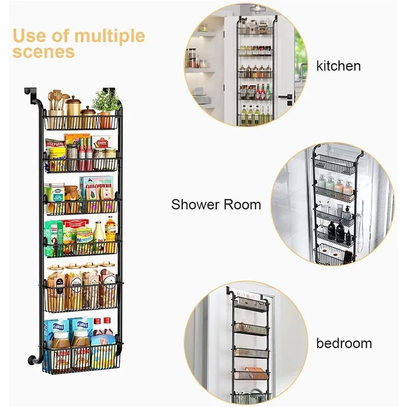 Over Door Hanging Organizer Storage,Bathroom Baby Nursery Organizer Perspective Window Wall Mount Rack for Clothes Toys Sundries