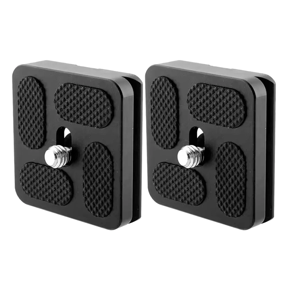 

2pcs Quick Release Plate For Dslr Adapter Sturdy Aluminum Mount Attachment For Camera Accessories Tripod Plate Tripod Camera