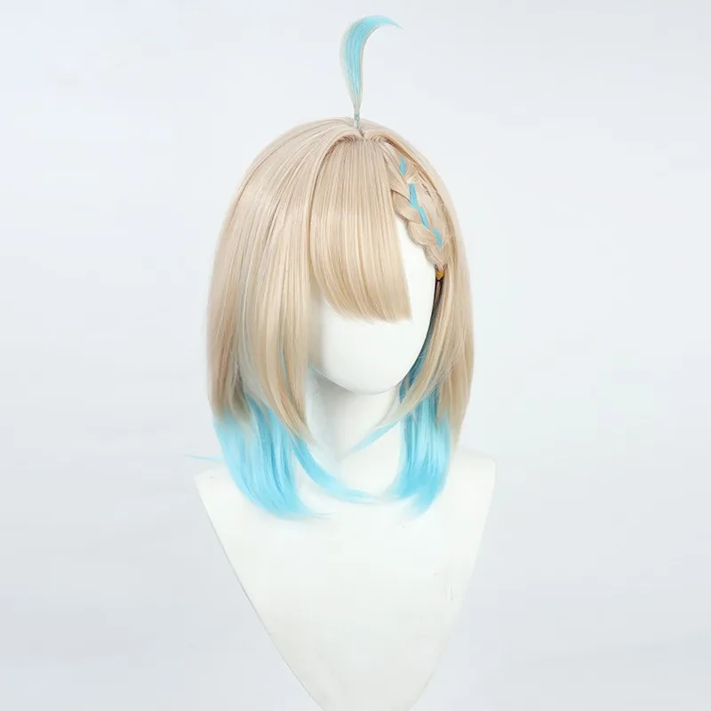 VTuber Enna Alouette شعر مستعار تأثيري حار بيع عيد الميلاد هالوين شعر مستعار