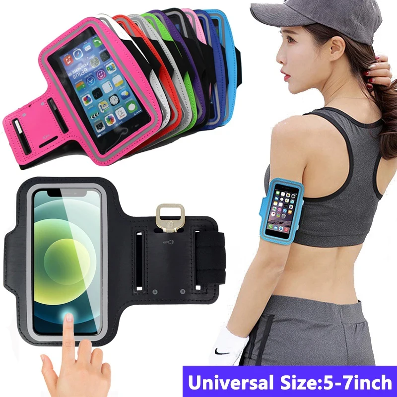 XXL 7 inch New Universal Outdoor Sports Armband Case Phone Holder For iPhone Xiaomi Samsung Huawei Gym Running Phone Bag