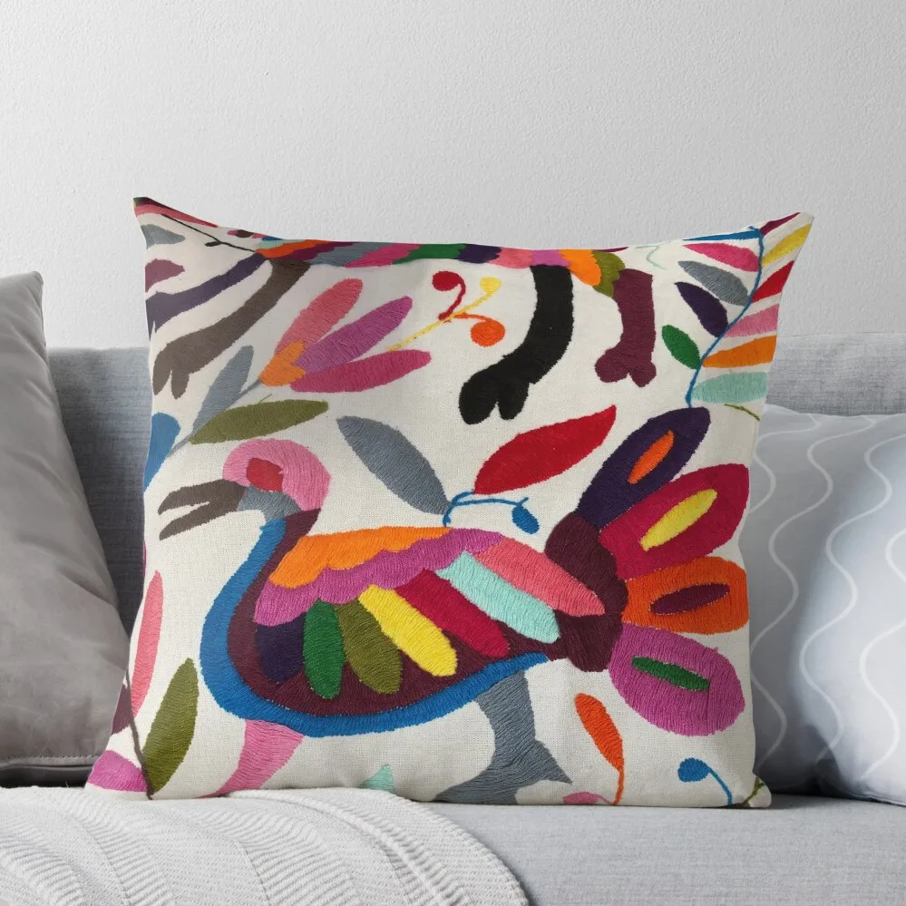 

Mexican Otomi Embroidery Throw Pillow Cushions Cover Sofa Pillow Cover Sofa Cushions