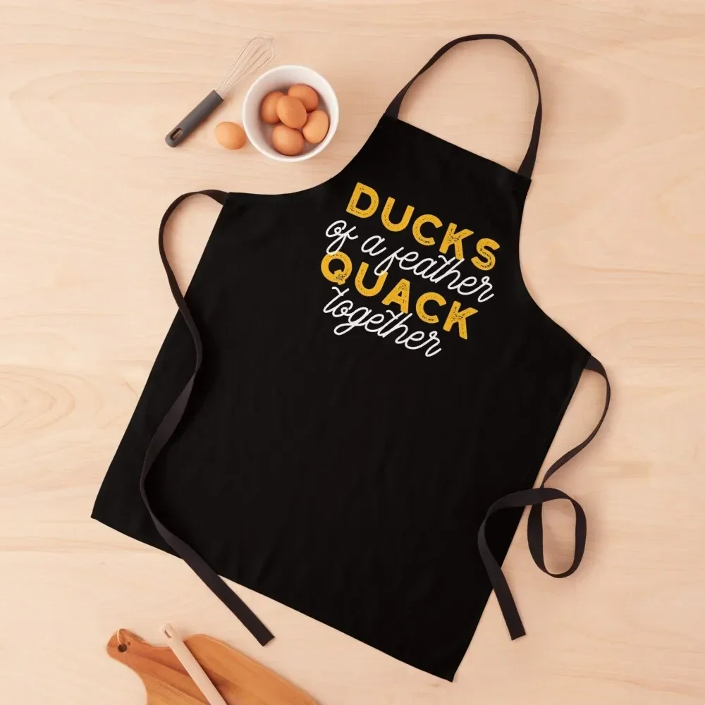 

Cute Ducks Puns Quote Design II Apron Manicurists professional kitchen Men kitchen Womens Dresses Apron