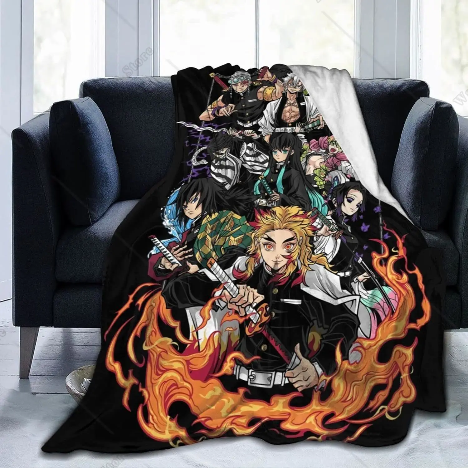 

Anime Ultra Soft Throw Blanket Soft Cozy Warm All Season Fleece Blankets for Sofa Bedroom Living Room Couch Camping Travel