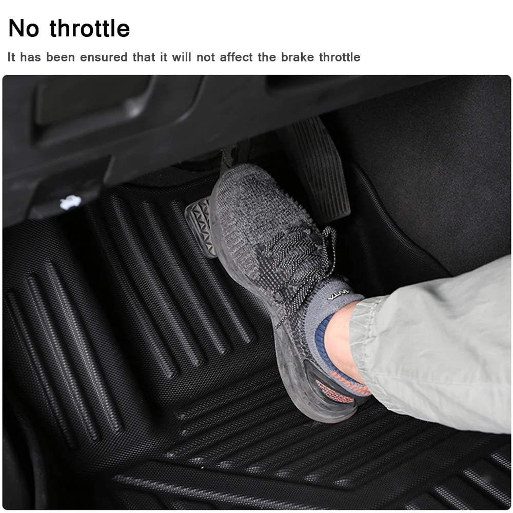 Custom Special Foot Pad For Honda CITY 2014 2015 2016 2017 2018 -2020 Waterproof Non-Slip Rubber Floor Mat TPE Car Accessories