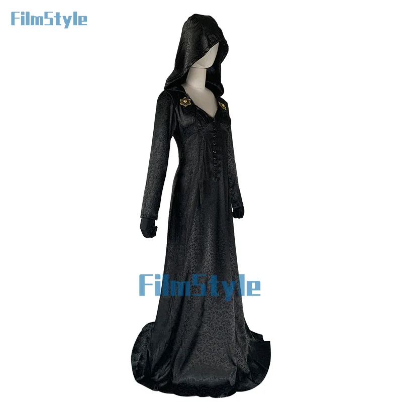 Roupa de aldeia residente daniela vampiro traje de halloween horror cosplay vestido feminino assustador carnaval vestido gótico mal para adulto