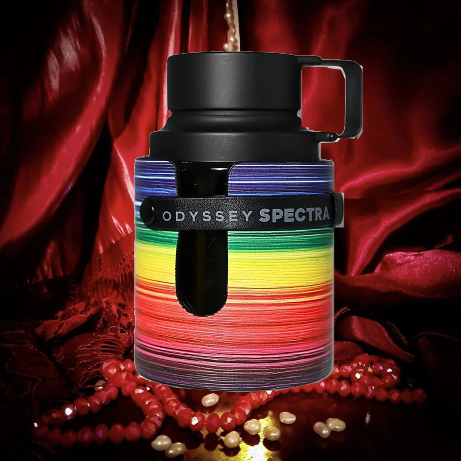 アルマフ オデッセイ スペクトラ レインボーエディション ユニセックス オードパルファムスプレー 3.4オンス 多用途 長持ちする香り