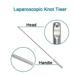 Stainless Steel Medical Use Laparoscopic Knot Pusher Abdominal Training Instrument Laparoscopic Instruments