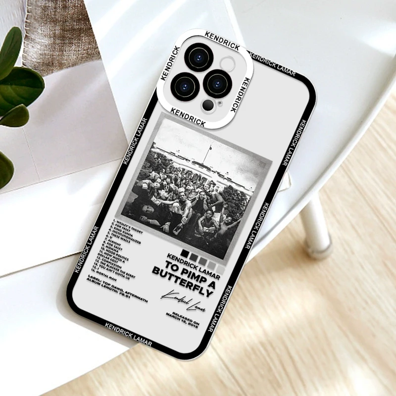 Kendrick Lamar Minimalist Poster Phone Case for Samsung Galaxy S25 S24 S23 S22 Plus S21 S20 FE Note 20 Ultra Covers Clear Fundas