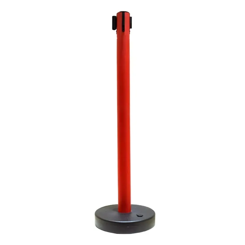 【Professional Use】PVC Retractable Straight Barrier Belt 3M Length YSH-SJ-PVC-3 Rubber Base Guardrail Non-Reflective IP10 Protect
