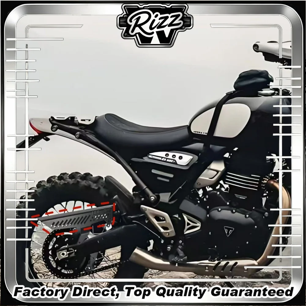 FOR Speed400 Scrambler400X Special Aluminum Alloy Chain Guard Extended Full-Coverage Motorcycle Touring Accessory for Sediment