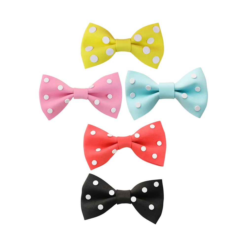 

5 Pcs Bowknot Shaped Decor EVA Cake Baking DIY Accessory Unique nament For Cookies Fruits Desserts Ice Cream Parties