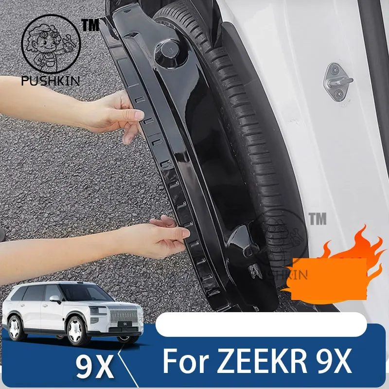 

For ZEEKR 9X 2025 2026 Rear Wheel lining Mudguard Door Fender Mud mudguard Waterproof Panel Exterior Decoration Accessories