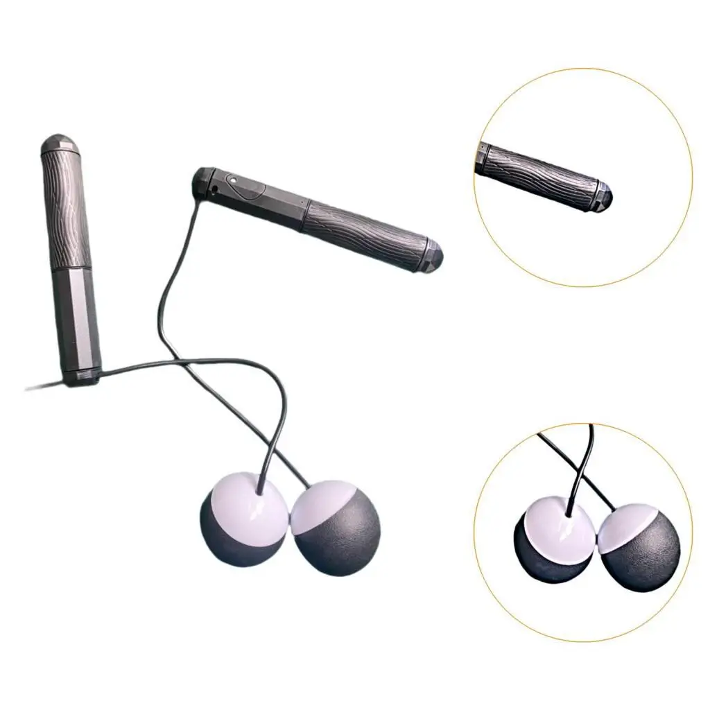 Cordless Jump Rope for Adults Kids Weighted Handles Digital Display Ropeless Skipping Rope Home Gym Workout Equipment