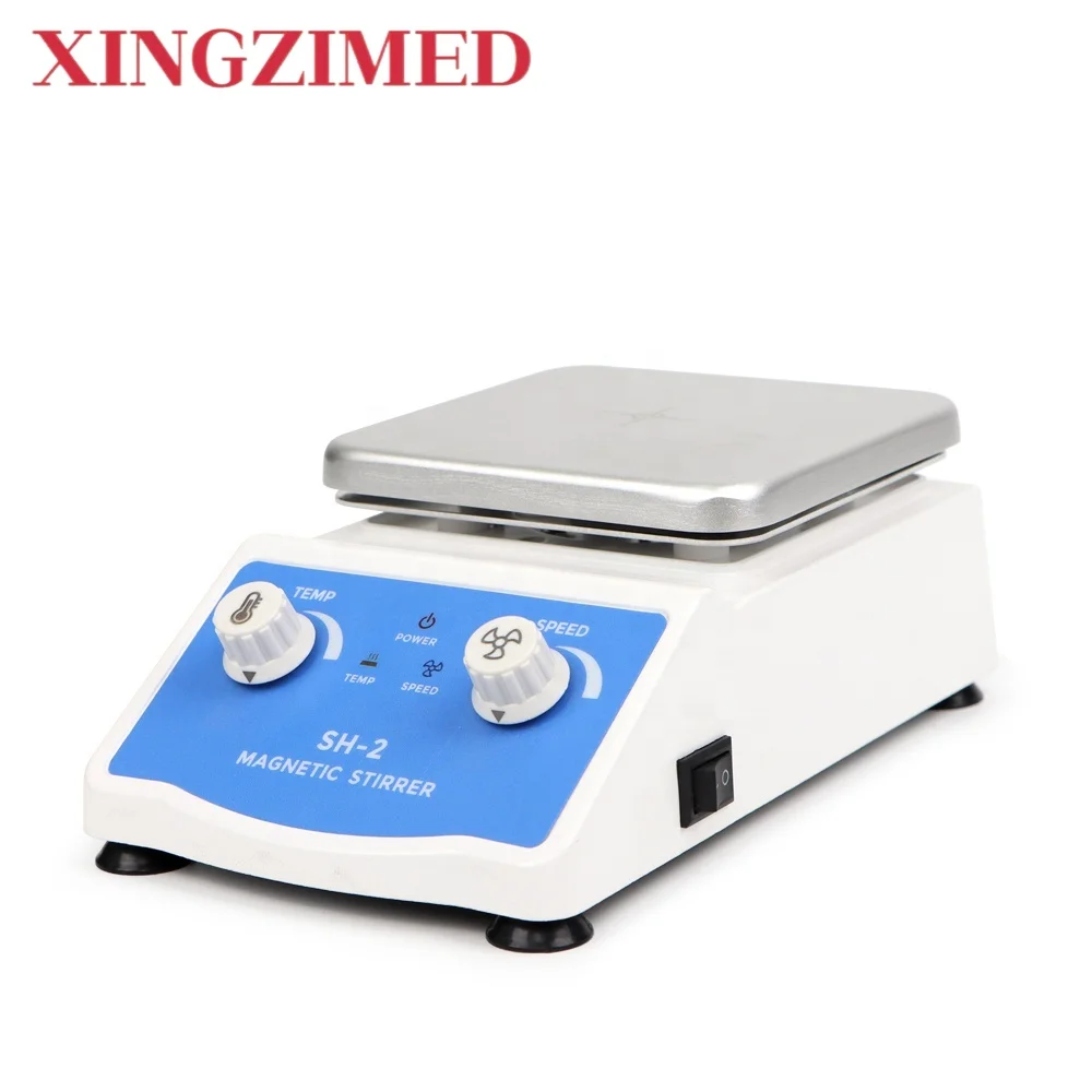 

XINGZIMED Magnetic Stirrer with Dual Control 2L Capacity 100-2000 Rpm Speed Magnetic Stirrer Hot Plate for Laboratory Equipment