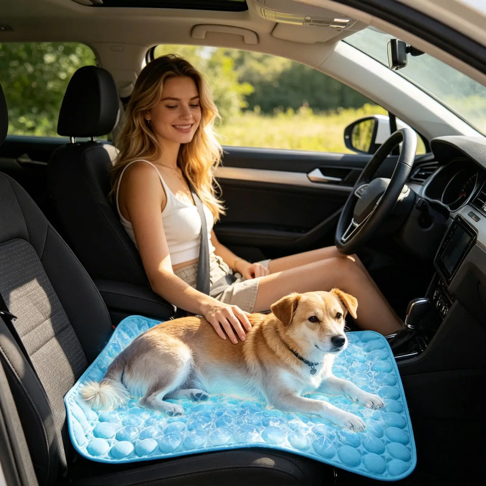 Dog Cooling Mat Summer Pet Cold Bed Extra Large For Small Big Dogs Pet Accessories Cat Durable Blanket Sofa Cat Ice Pad Blanket view 3