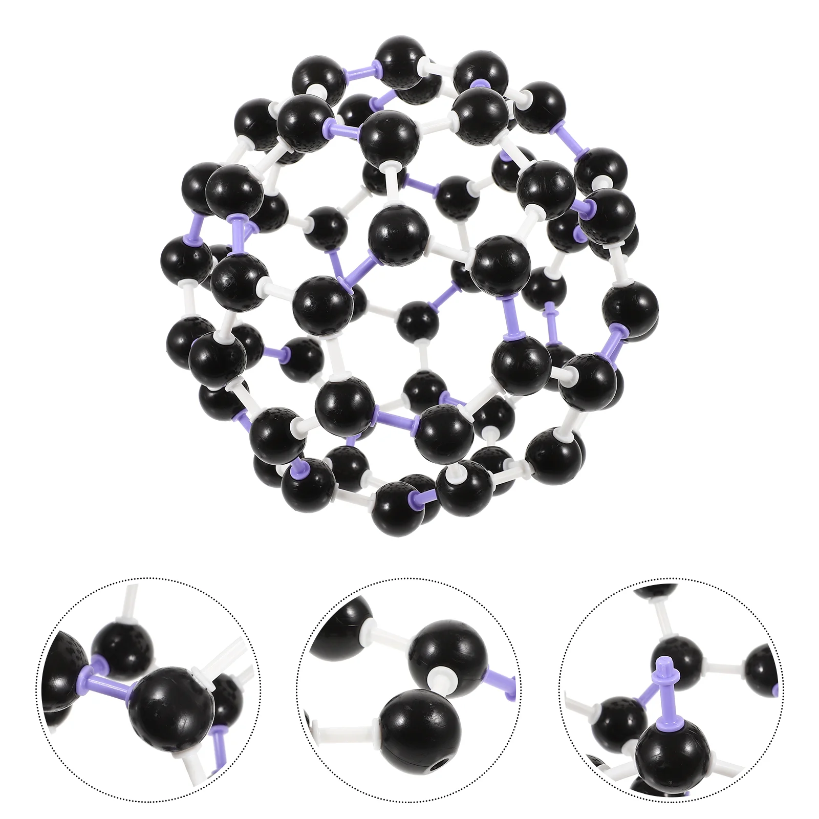 Carbon 60 Model Plastic Kit Molecular Assembly Toy Chemistry Teaching Structure Plaything