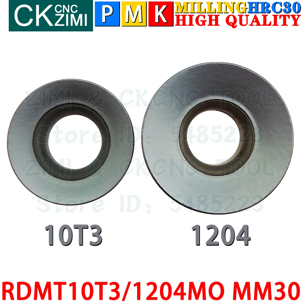 RDMT10T3MO MM30 RDMT1204MO MM30 Sisipan Karbida Sisipan Penggilingan Wajah Sisipan Penggilingan Dapat Diindeks Alat Bubut RCMT RDMT10T3 RDMT1204 RDMT 10T3 RDMT 1204 MM10 MM30 CNC untuk Baja Tahan Karat