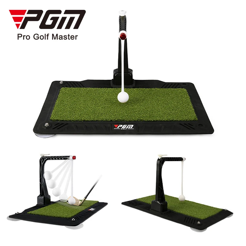 

PGM indoor/outdoor golf swing groover trainer mat aid height adjustable golf swing trainer