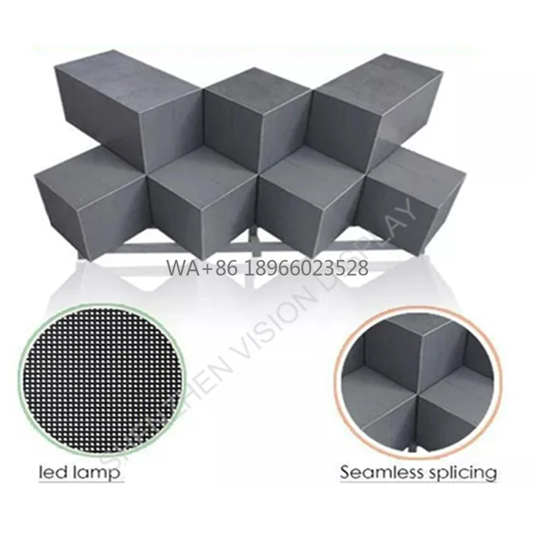 Indoor P4 DJ Stage LED Video Wall Display Screen for Bar KTV Club Nightclub Background Nightclub Decor DJ Booth Lighting