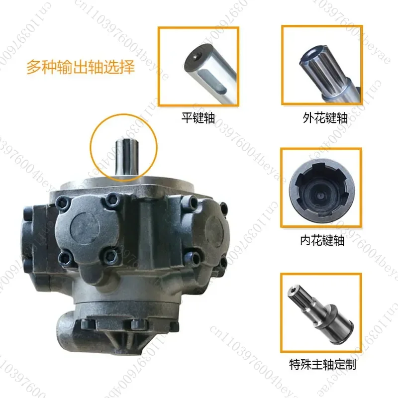 Offshore five-star hydraulic motor oil motor replaces high torque injection molding machine
