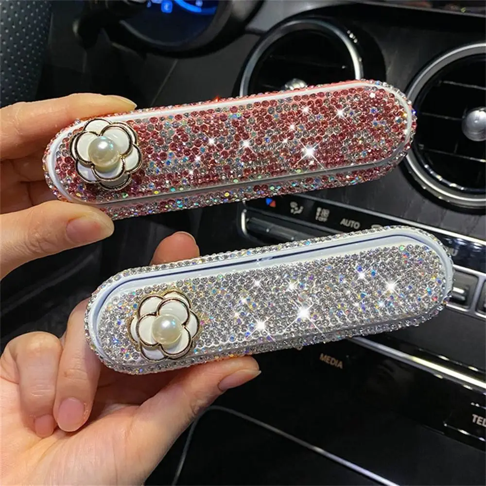 Diamond Car Temporary Parking Sign Rhinestone Luminescent Auto Parking Stickers Top Grade Telephone Number Stop Sign Card Plate