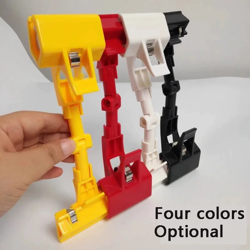 5 Sätze Logoclips für Einzelhandelsverstellung, doppelseitige Logo-Clips, transparente Preislogo-Clips aus Acryl, drehbare Produktclips