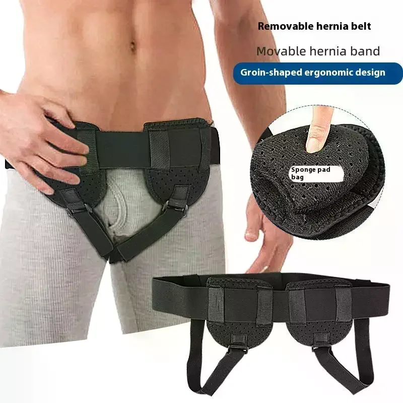 ★☆Hernia Belts Groin Hernia Support For Men Woman Bilateral Sports Hernia Adjustable Waist Strap With Removable Compression Pads