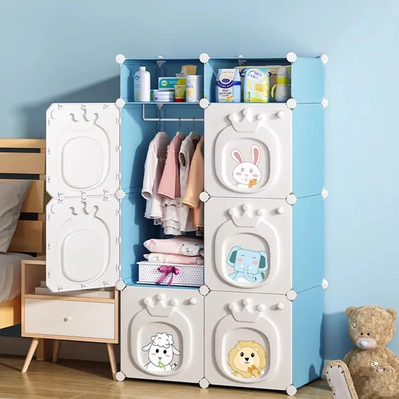 Cupboard Organizer Wardrobe Partitions Portable Living Room Foldable Open Minimalist Closet Modern