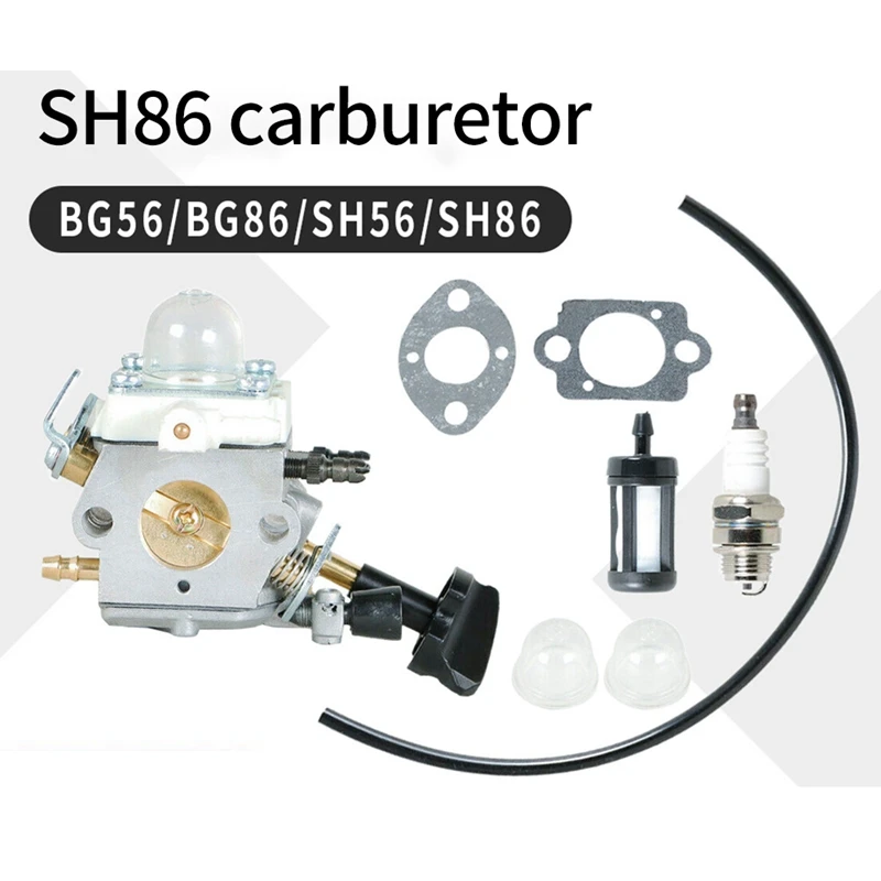 Carburetor For STIHL BG56 BG86 SH56 SH86 Carburetor 4241-120-0607 Blower Parts Kits