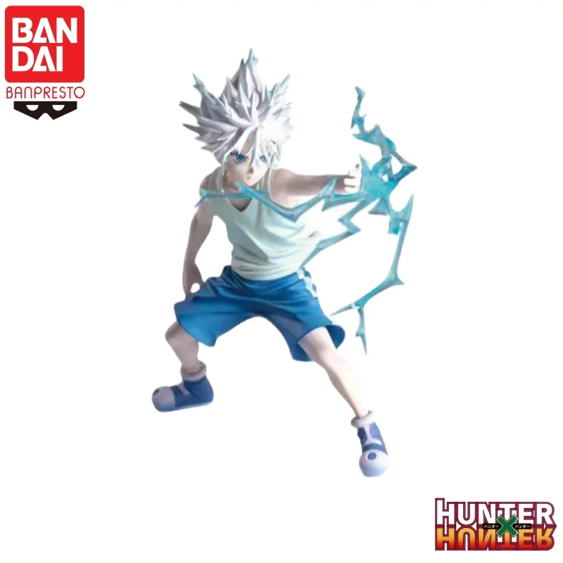 

In Stock Original Bandai Banpresto Hunter Hunter Killua Zoldyck Action Figure Model Doll Brand New Boxed Animation Peripherals
